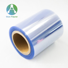 Rollo de PVC de plástico de 400 micrones para embalaje de blister